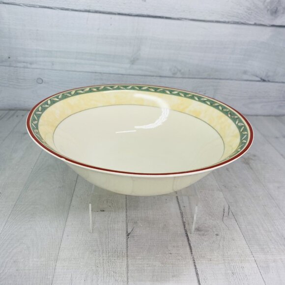 PTS international Interiors PROVENCE Fruit Leaves Porcelain Round Serving Bowl - Picture 5 of 16